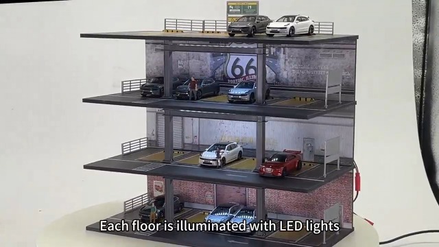 Amazon.com: 1/64 Diorama Garage, Diecast Display Case Car Garage