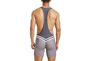 Men's Active Athletic Bodysuit Supporters Wrestling Singlet