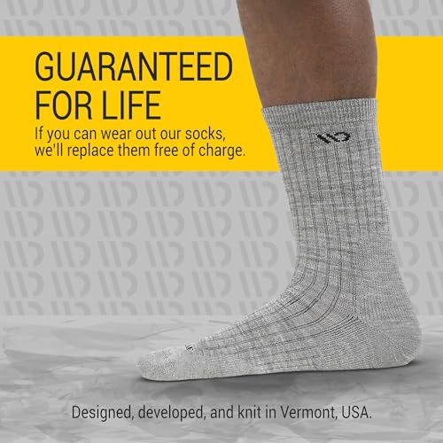 Wide Open Micro Crew Men's Merino Wool Socks - Everyday Wide Socks for Wide Feet4