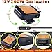 Car Heater for Vehicle,12V 200W Portable Car Heater that Plugs into Cigarette Lighter,Defroster for Car Windshield,2 in 1 Heating & Cooling Fans,Defrost Defogger,Car Plug in Space Heaters for Car