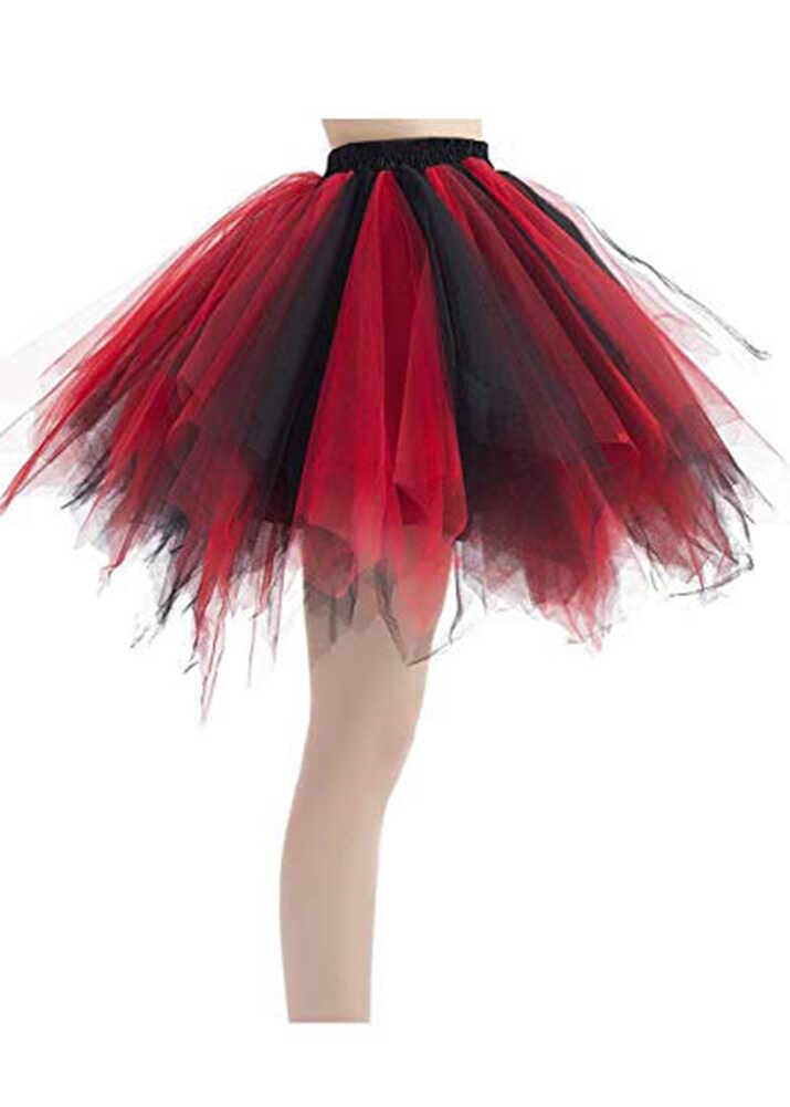 Falda tutú de tul para mujer, estilo años 50, vintage, para ballet, baile, fiesta de cosplay