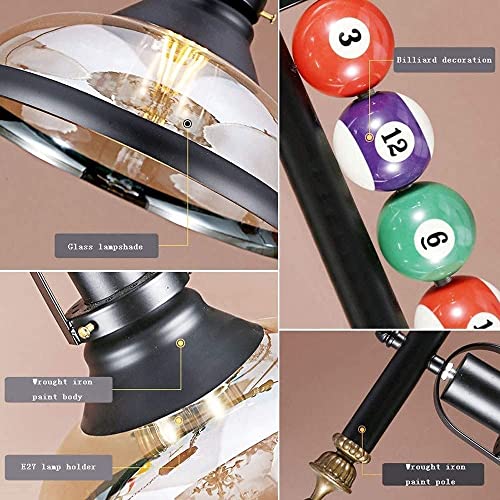 Luminaire suspendu de billard E27 pour des soirées conviviales dans votre salon de fête