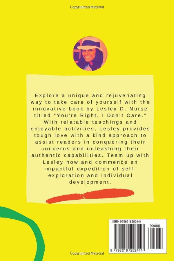 Vista 2 de You're Right. I Don't Care. 7 Lessons Learned To Stop Worrying Less & Start Enjoying Life More (Vitamins For Your Soul)