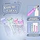YQlove Analdildo Set mit starkem Saugnapf, Anal Plug Weicher 4 Größen Sex Toys Butt Plug Realistischer Sex Spielzeug für Frauen und Männer Anfänger bis Fortgeschrittene (Lila Rosa Grün Blau)