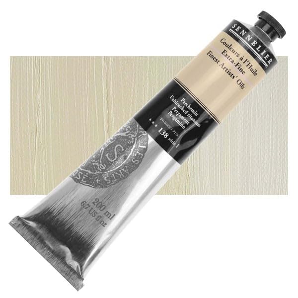 Sennelier Pintura al óleo 200 ml, serie 1, titanio sin blanquear