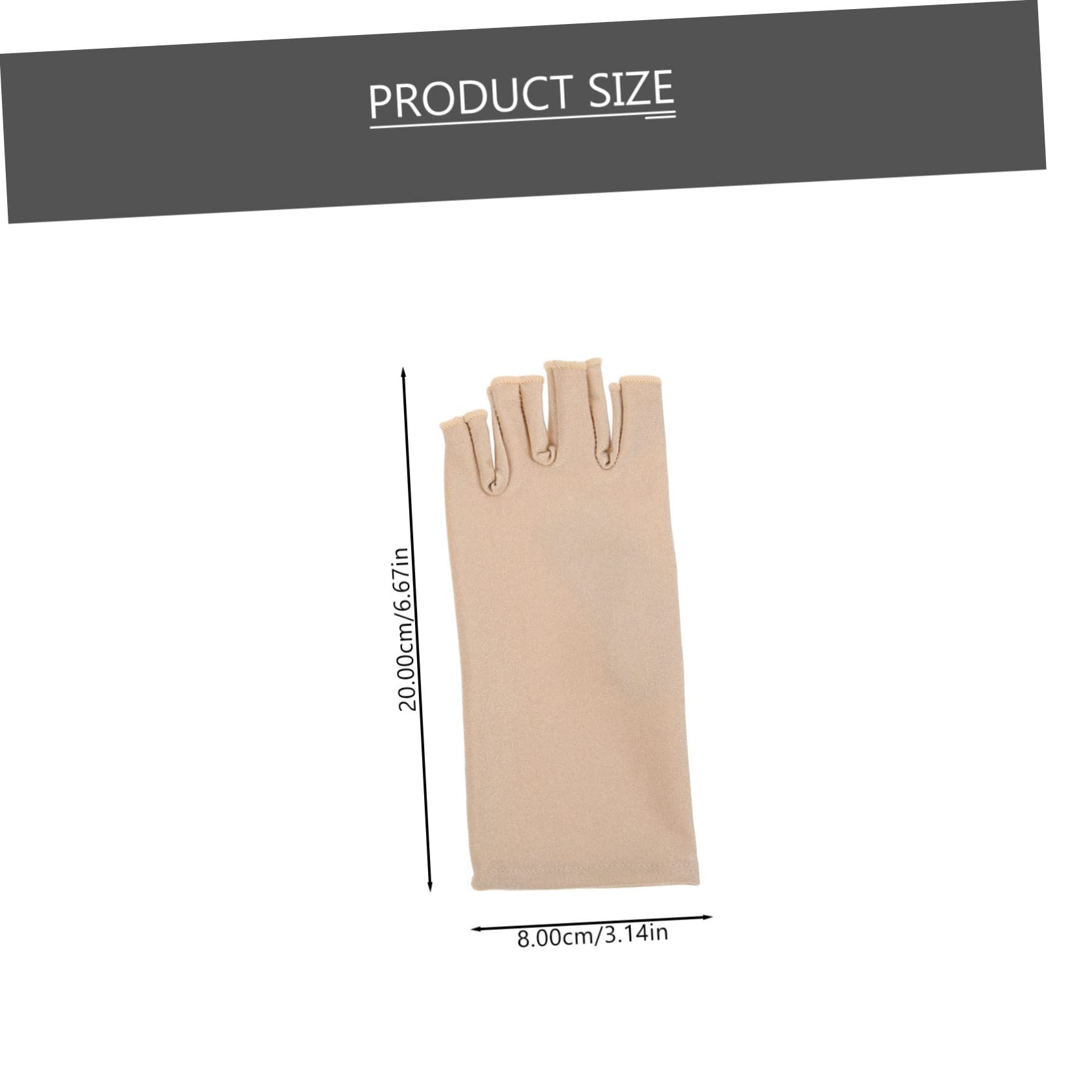 FRCOLOR 1Pair Women UV Protection Fingerless Sun Gloves Lightweight Summer Driving Cycling Gloves for Outdoor Activities Comfortable Half Finger Design Breathable Sunblock