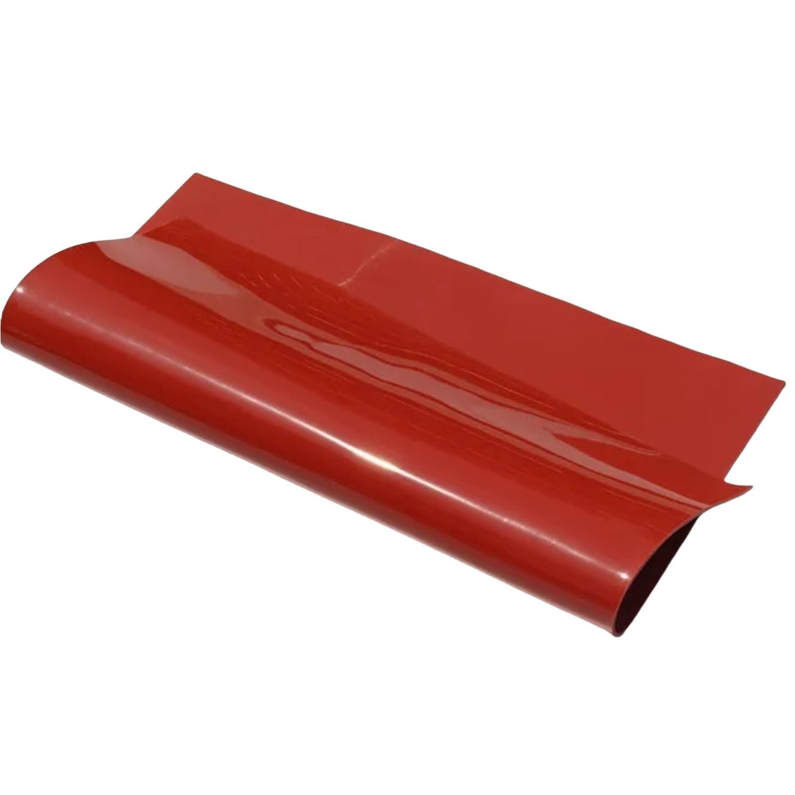 Foglio in gomma siliconica for alte temperature - Antistatico, durevole, smorzatore di vibrazioni, spesso (1 mm, 1,5 mm, 2 mm, 3 mm, 4 mm)(Red,500x500x1.5mm)