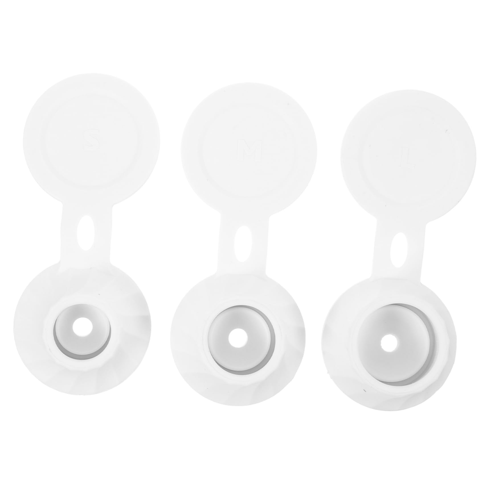 HONMEET Bottle Caps for Bathroom Jars 3pcs Shampoo Bottle Accessory Replacement Lid for Sturdy TPE Material