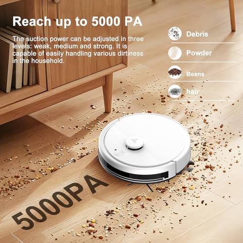 Robot Vacuum with Self-Emptying Station