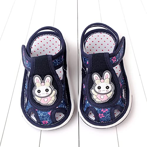 Baby Girl Sandals Closed-Toe Anti-Slip Premium Rubber Sole Toddler Boys Lightweight Hollow First Walkers Shoes2