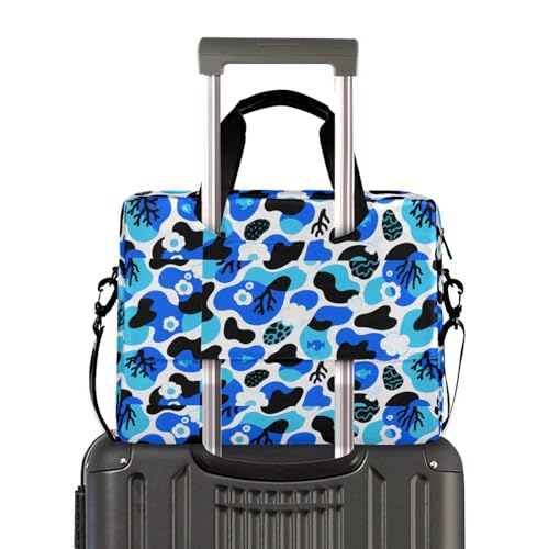 Funda portátil para laptop 15.6'' camuflaje azul miniatura 4