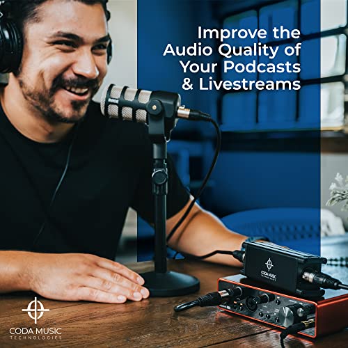 Coda Mb-1 Mic Activator, Ultra-Clean Gain, Microphone Preamp Audio Booster For Studio Or Home Recording, Livestream, Broadcast Or Podcast - Single Channel #TOP3