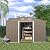 Kullavik 10FT x 8FT Outdoor Storage Shed,Waterproof Metal Tool Shed with Lockable Sliding Door and Air Vents,Metal Storage Shed for Garden,Backyard,Patio,Lawn