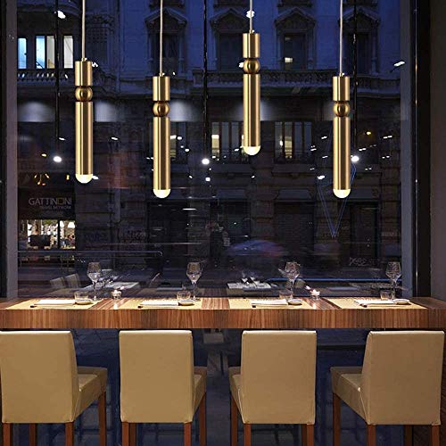 Suspension LED simple résolvant le manque de luminosité des tables de restaurant