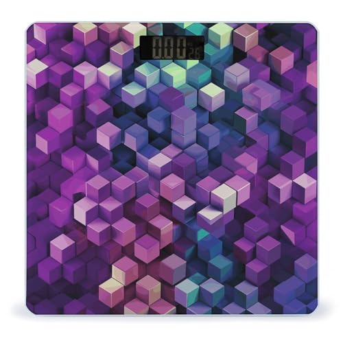 Báscula Digital de Baño con Vidrio Templado y Pantalla LED miniatura 1