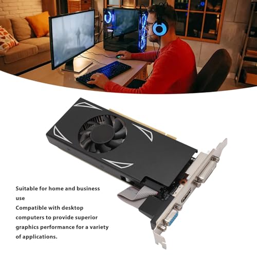 Image of PCI E Graphics Card, for GTX750TI 5000MHz Memory Frequency 1020MHz Core Frequency Computer Graphics Card for Business for PC