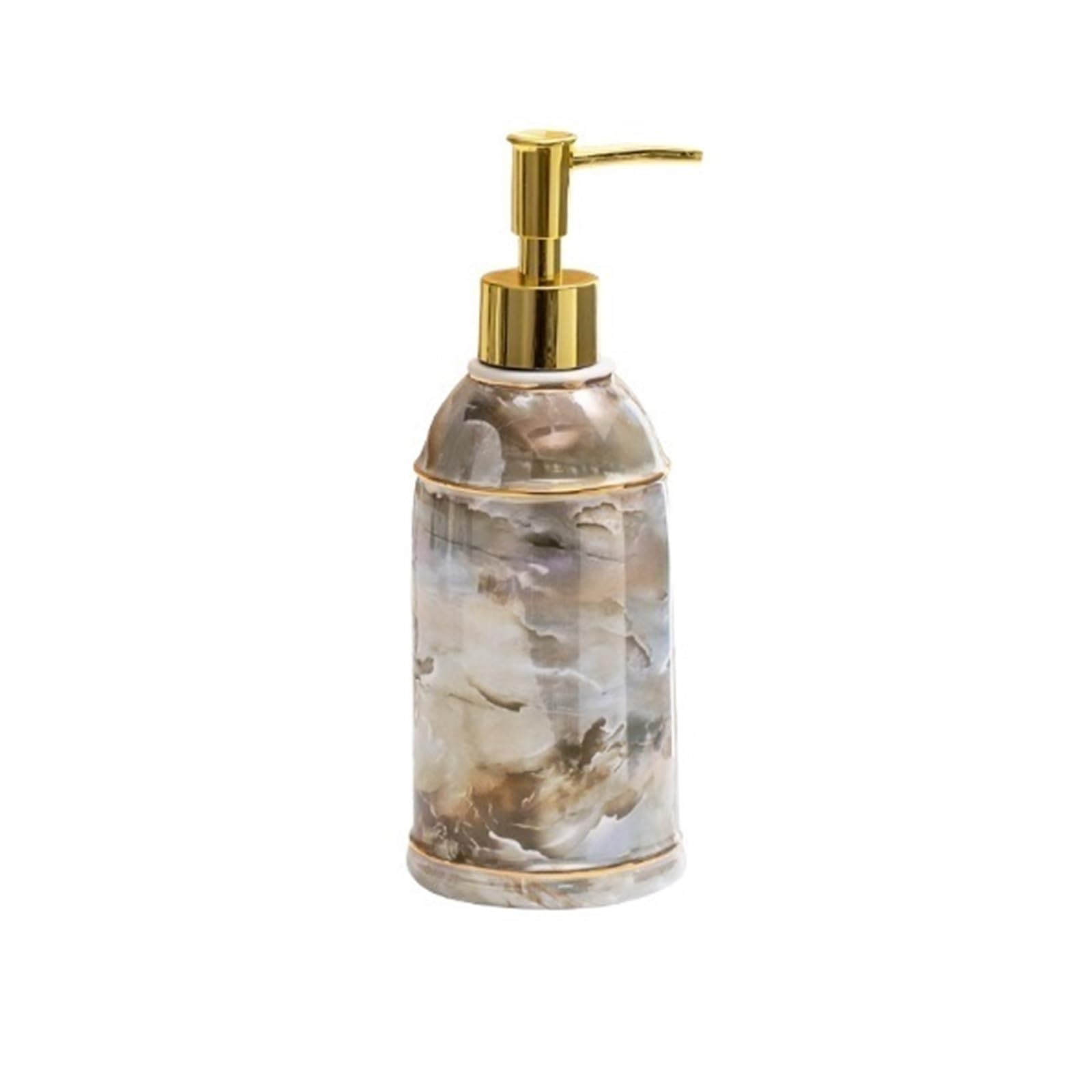 Bathroom 400ml Ceramic Soap Dispenser Lotion Bottle With Pump For Bathroom Kitchen Sink Countertop Decor Shampoo