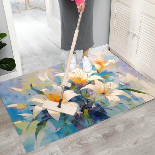 Tapis de sol pour porte d'entrée imperméable et antidérapant - 6