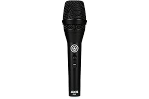 AKG P3S Perception Perception P3S High-Performance Dynamic Cardioid Microphone for Backing Vocals and Instruments Black