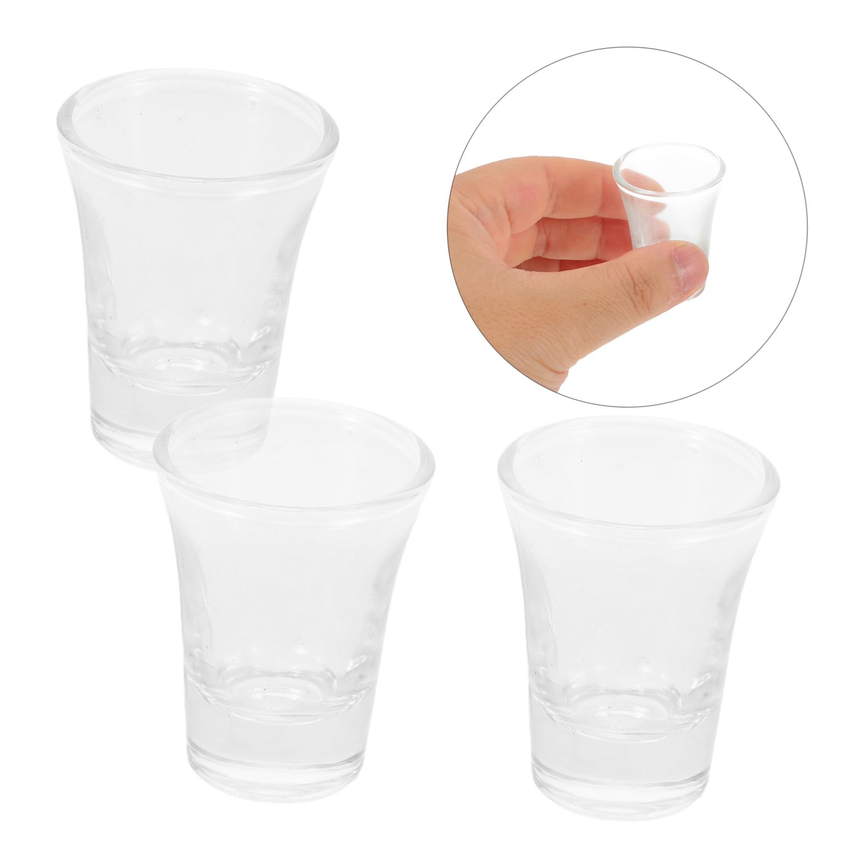 Verres à Shot de Saké 15 Ml en Verre Robuste Transparent, Mini-calices de Communion pour Cérémonies Religieuses à Domicile, Ensemble 24 Pièces Portables pour Dégustation et Usage