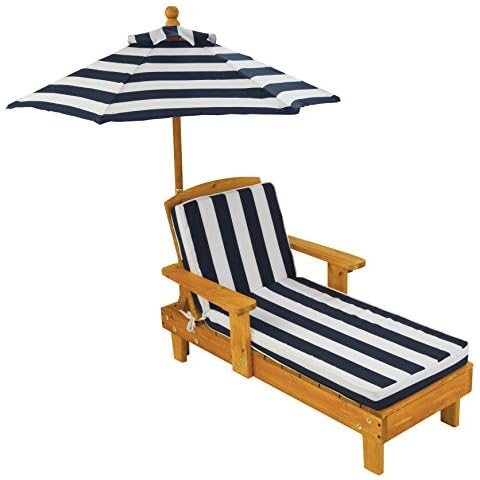 KidKraft Garden Sun Lounger with Parasol Cover