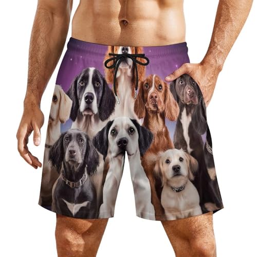 Fit Swim Trunks Big & Tall Half Pants for Boys Mens, Loose Quick Dry Swimwear2