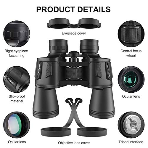 Ronhan 20X50 Binoculars For Adults High Powered thumb #3