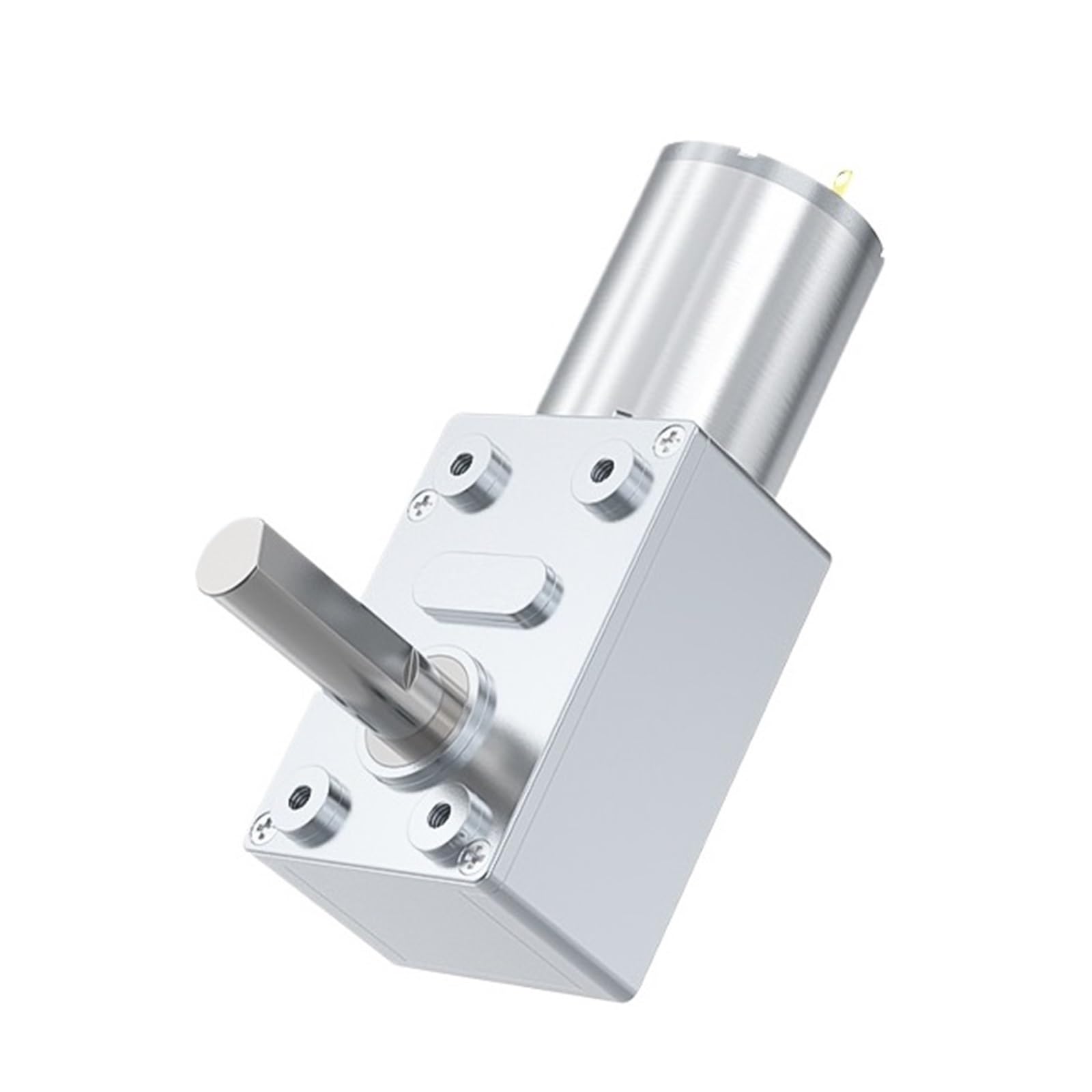 GNQUKEBWH JGY370 Worm Gear Motor DC 8MM D7 Shaft Gearbox Reducer 24V self-Locking Reverse Length 25MM Low Speed(10RPM)