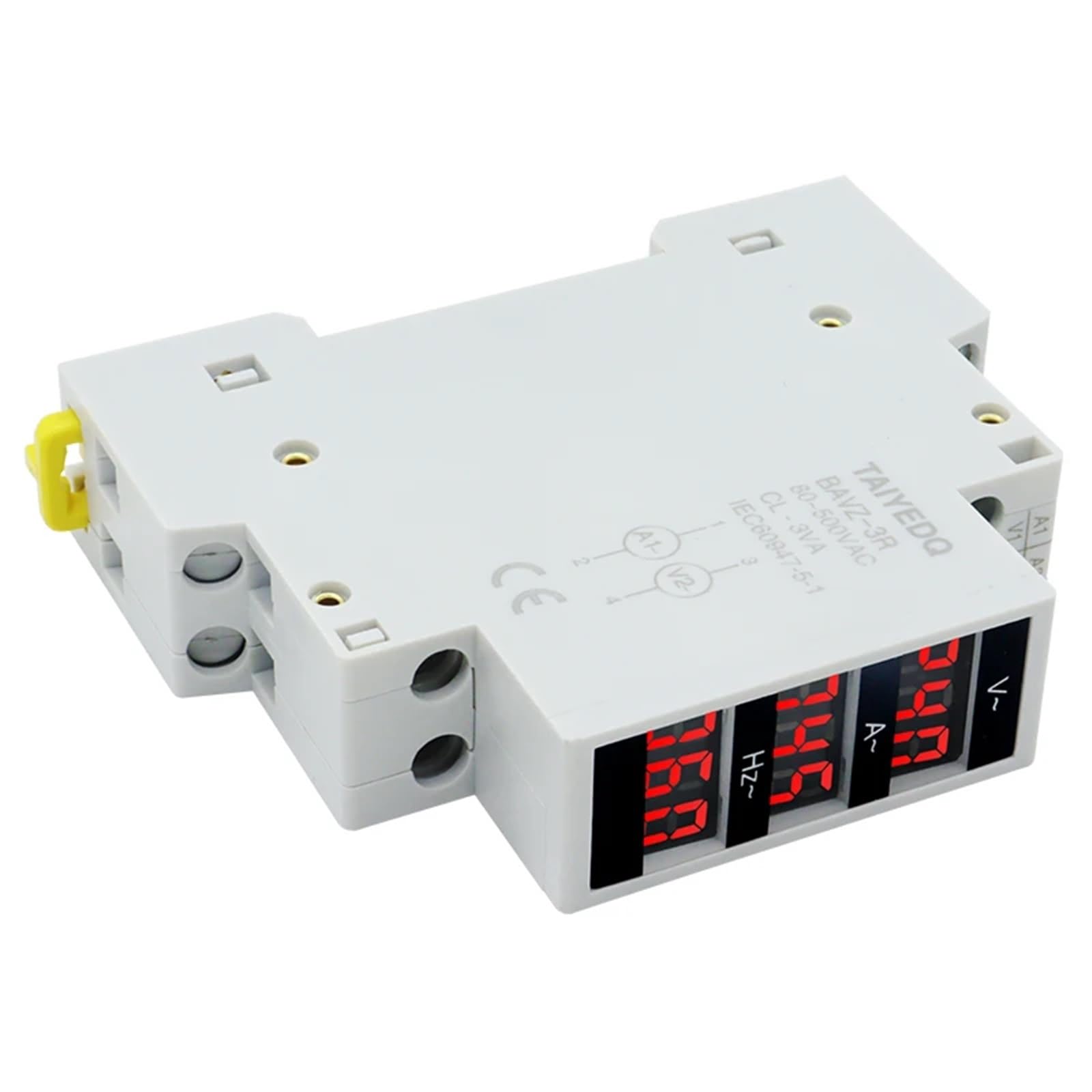 Medidor de corriente de voltaje monofásico CA 80-500 V 100 A 1-99 Hz Indicador Probador digital 1 pieza
