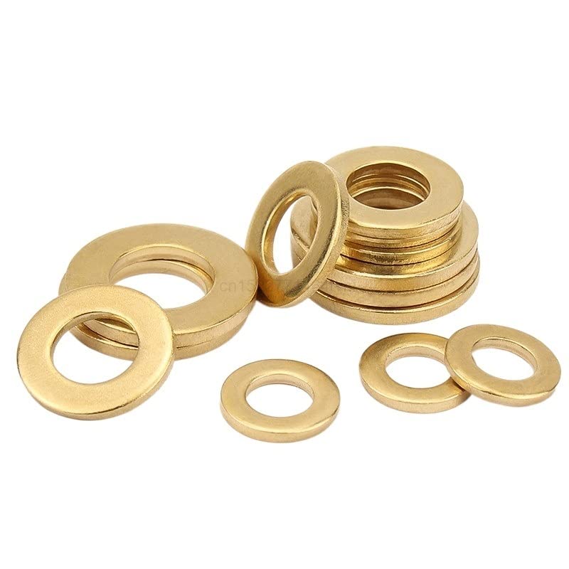 Rondelles laiton massif M4x8x0.5mm pour étanchéité plomberie et mécanique