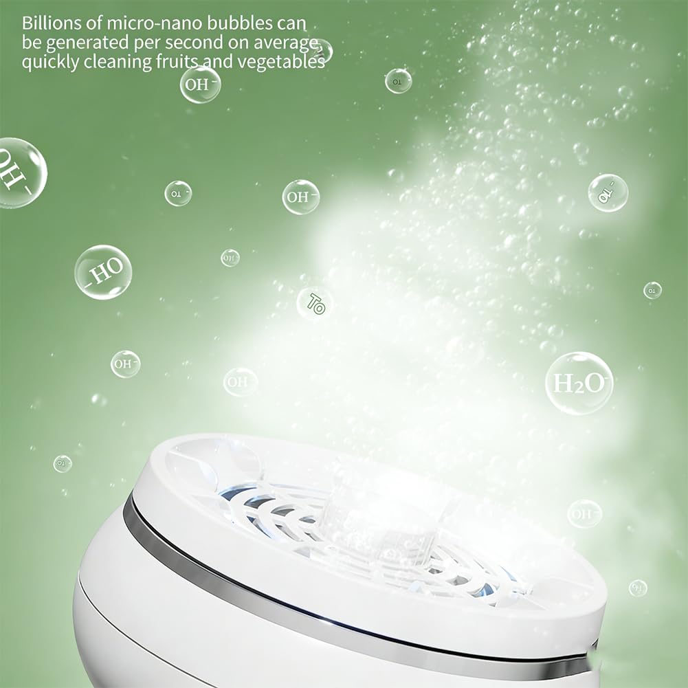 Fruit and Vegetable Washing Machine, Food Purifier with 4 Modes & Waterproof Design, Multifunctional Cleaner Device for Meat, Rice, Vegetables, Fruits – Ideal for Home Kitchen Cooking (1*a) — view 3