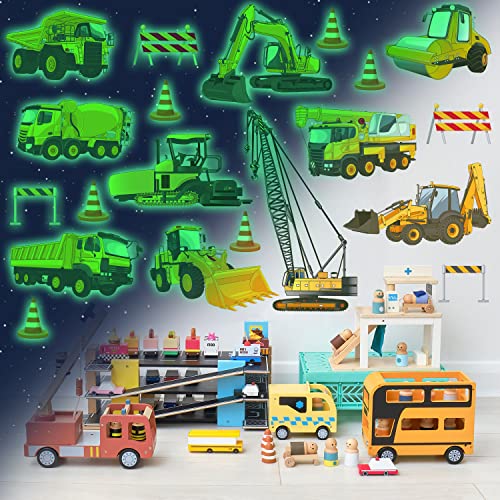 TOARTI Lot de 49 autocollants muraux phosphorescents pour décoration de chambre à coucher, salon, camion et voiture Cover