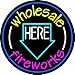 The Sign Store N105-14881 Wholesale Fireworks Here 2 Neon Sign44; 26 x 3 x 26 in.