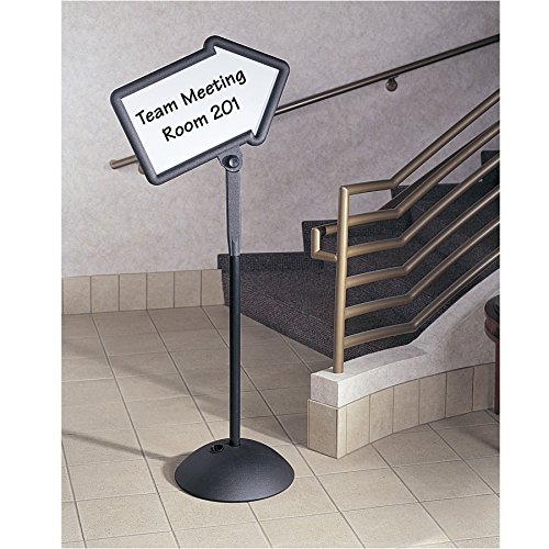 Safco Products Write Way Directional Arrow Sign 4173Bl, Black, Magnetic Dual-Sided Dry Erase Board, Indoor And Outdoor Use #TOP1