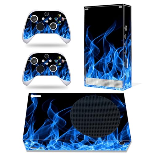 Image of Skin for Console Compatible with Xbox Series S (Blue)