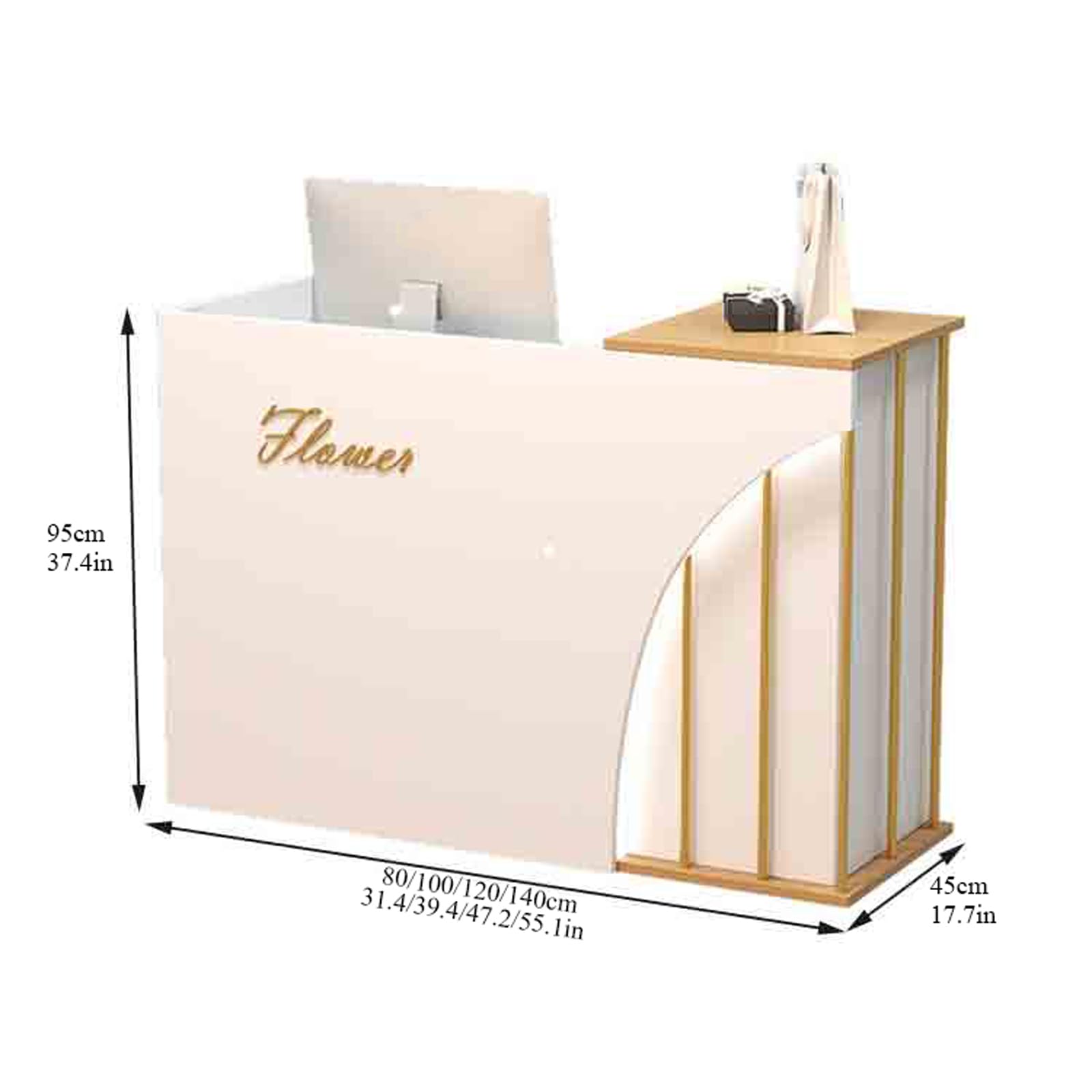 ZLNY Comptoir De Réception Comptoir De Caisse Simple Moderne Petit