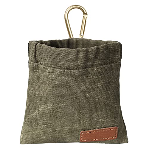 CEXUN 1 Pezzi Porta premietti per Cani,Sacchetti per dolcetti per Cuccioli,Sacchetti per dolcetti con Moschettone,addestramento Cani Accessori,per addestramento di Cani(Verde)