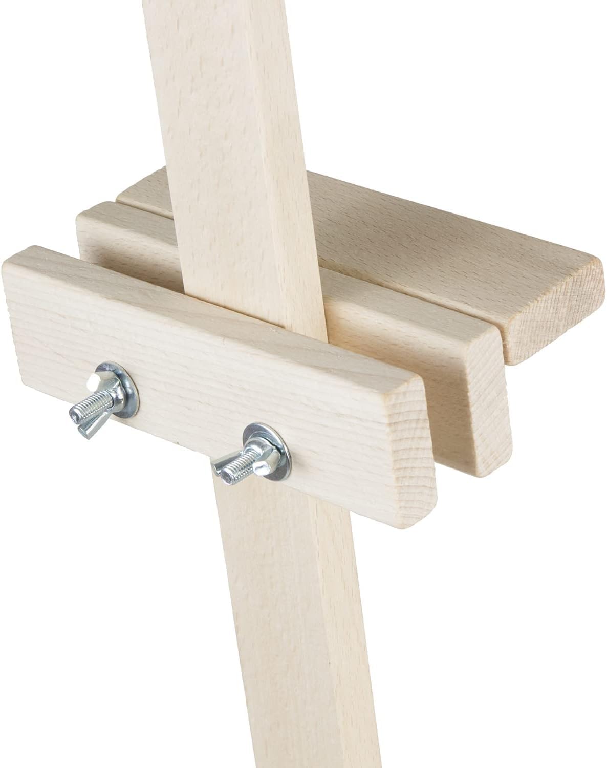 Chevalet en Bois Réglable pour Peinture – Idéal pour Artistes, en Hêtre Robuste et Durable, Hauteur Ajustable pour Confort Optimal (Bois, 2-180 cm)
