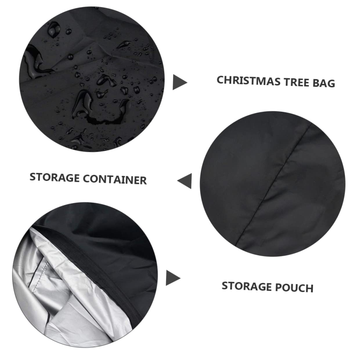 Zerodeko 2 Stück Stilvolle Weihnachtsbaum-tasche Zur Aufbewahrung Strapazierfähig Für Die Saison