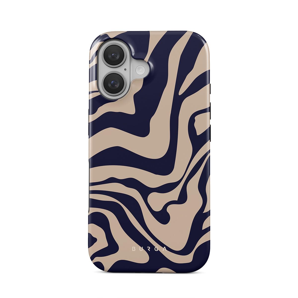 BURGA Funda Compatible con iPhone 16 Unisex – Diseño Híbrido Doble Capa TPU Absorción Impactos, Exterior Duradero Resistente Arañazos, Borde Elevado Protección Pantalla y Uso Diario
