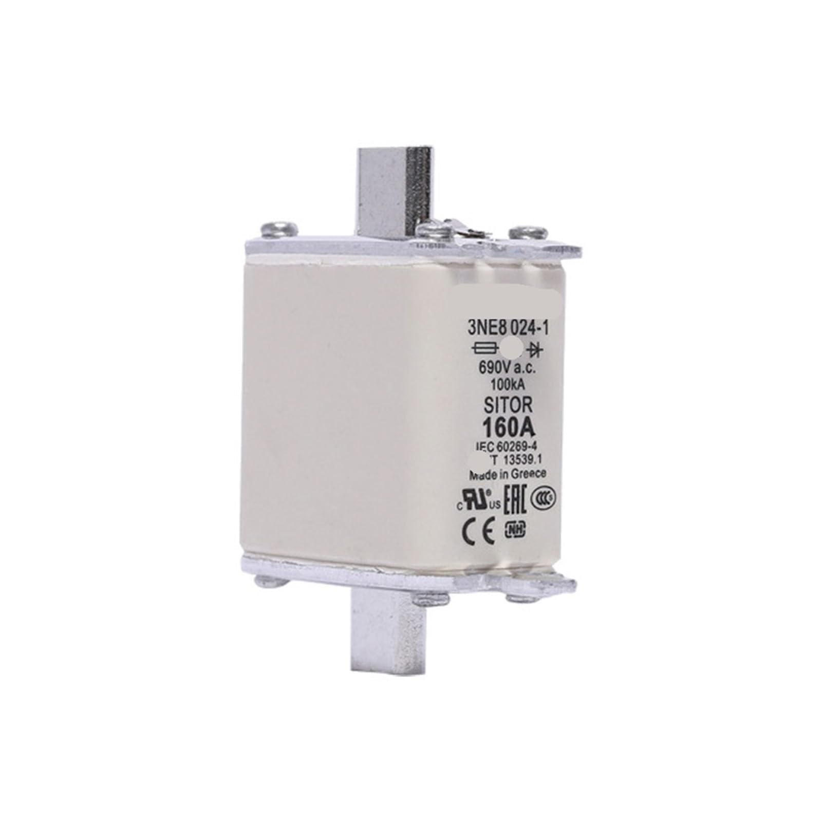 Fusible 170M6815 réarmable haute performance pour protection électrique - 4