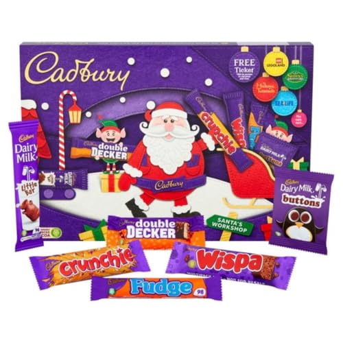 Cadbury Chocolate Medium Santa Selection Box 125g (Pack of 3)