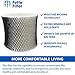 Fette Filter - HWF-64 Humidifier Filter B Wick Replacement Compatible with Holmes HWF64 Filter B for models HM-1645 HM-1730 HM-1745 HM-1750 HM-2200 & Bionaire BWF-64 includes 2 QTY.