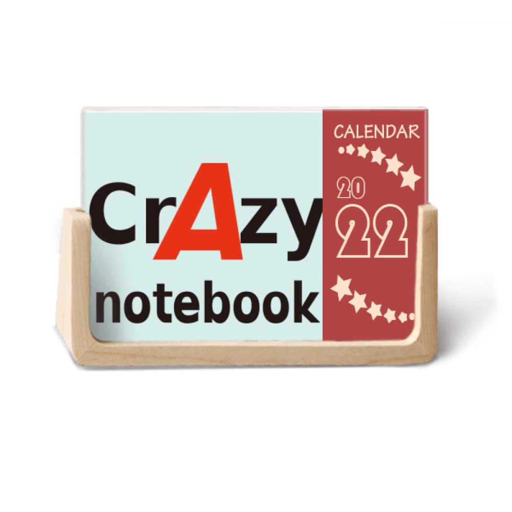 comp Brief Best Cool Crazy Notebook Jotter Pocketbook 2022 Desk Calendar Planner 12 Month