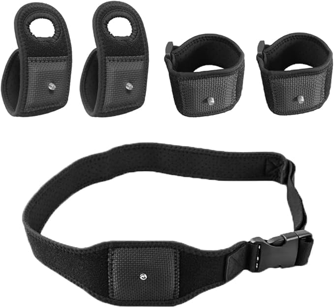HTC Vive full body tracker strap with fixed strap for virtual reality motion capture. 1 belt and 4 wrist straps. VR accessories, VR stand.