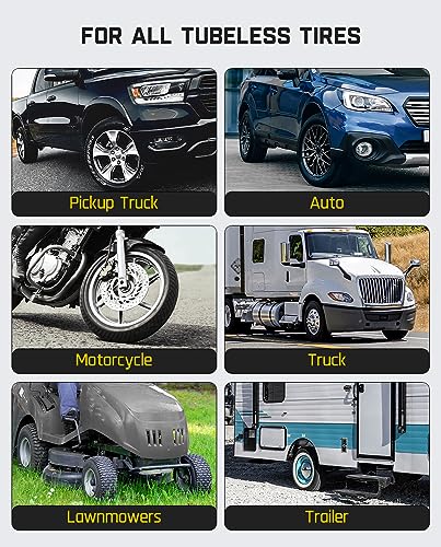 Fanttik Tire Repair Kit-24pcs Heavy Duty Tire Plug Kit, Fix Punctures and Plug Flats Patch, Universal Tire Repair Tools for Autos, Cars, Motorcycles, Trucks, ARBs, ATVs, Tractors, RVs, SUVs, Trailers