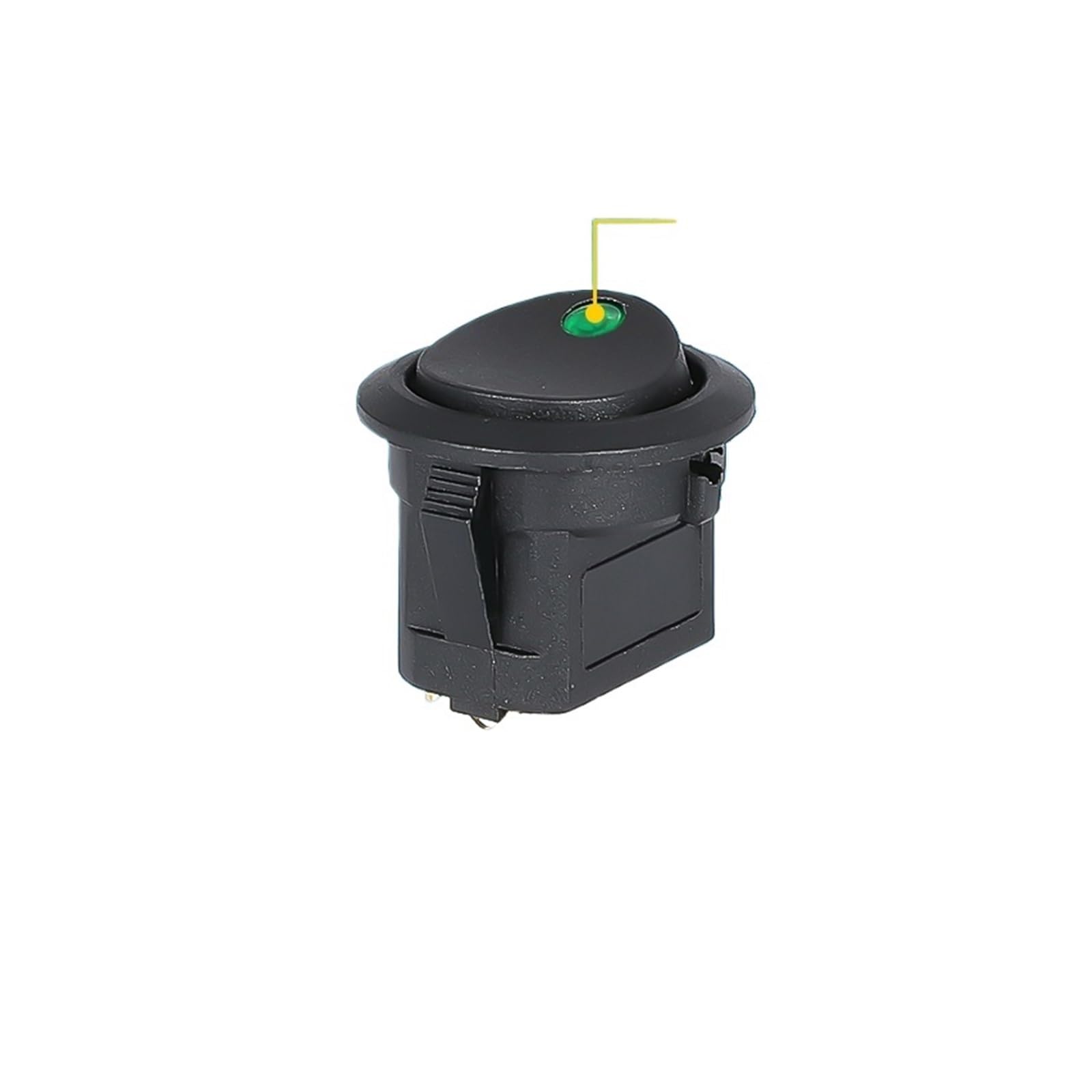 Interrupteur à bascule marche/arrêt 220V 6A avec contrôleur poussoir type navire - 8