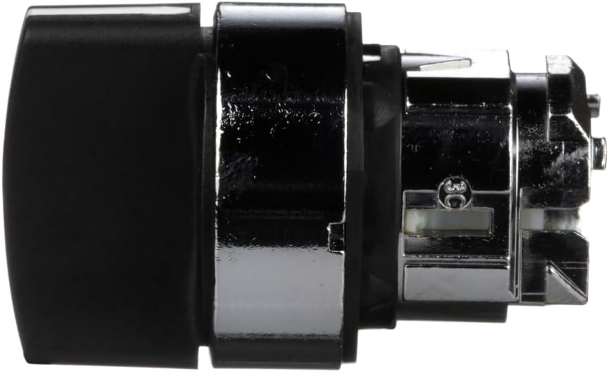 Schneider Electric - Selector Switch Operating Head for Harmony XB4/ZB4 22mm Push Button | 3 Position, Screw Clamp, Connector, Faston Connector or Spring Terminal, Unmarked, Black, ZB4BD5