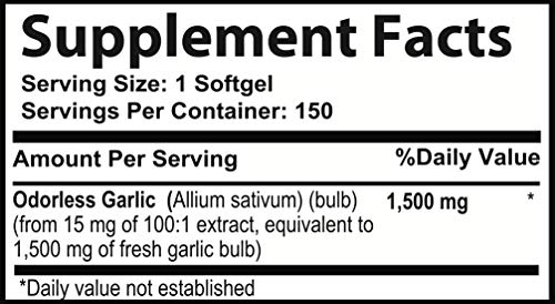 Odorless Pure Garlic Soft Gels - Image 2