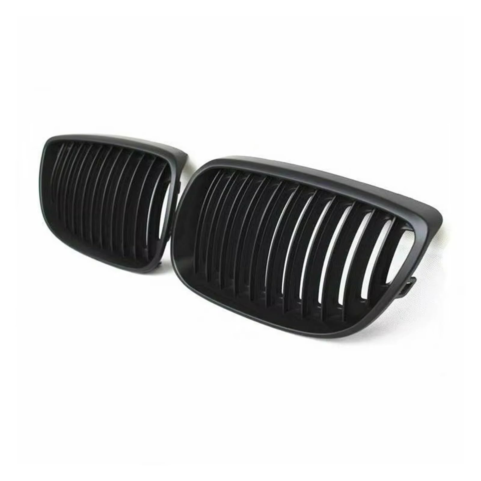 Grilles calandre avant BMW E92 E93 M3 double lamelles noires mates